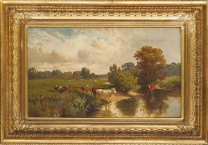 Cattle Watering by Charles Collins II