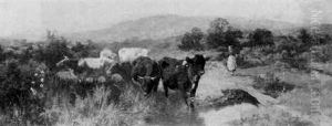 Cattle Watering by Charles Collins II