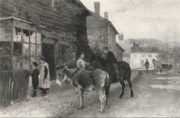 An Irish Village Street - view 1