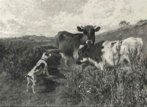 Landscape With Cattle And A Terrier Landscape With Cattle And A Terrier