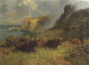 On The Cornish Coast by Charles Collins II