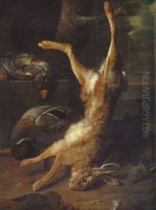 Stilleben Med Hare Och Faglar