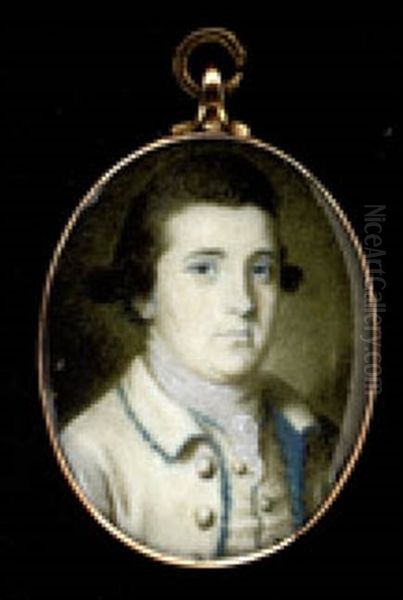 A Gentleman In A Blue Bordered White Coat - view 1