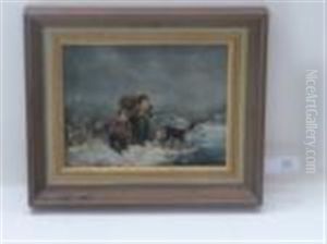 Faggot Gatherers In A Snowy Landscape Faggot Gatherers In A Snowy Landscape