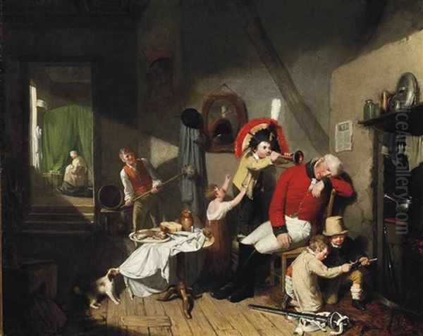 The Weary Trumpeter, Or Juvenile Mischief - view 1