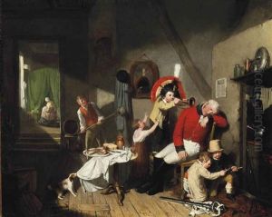 The Weary Trumpeter, Or Juvenile Mischief by William Collins