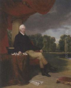 Portrait Of James Campbell Of Hampton Court House In A Black Jacket And Cream Breeches Portrait Of James Campbell Of Hampton Court House In A Black Jacket And Cream Breeches