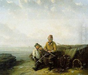 A Fisherman And His Children by William Collins
