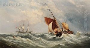 Sailboat On A Turbulent Sea