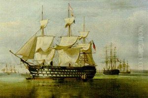 H.m.s. "duke Of Wellington" At Gosport
