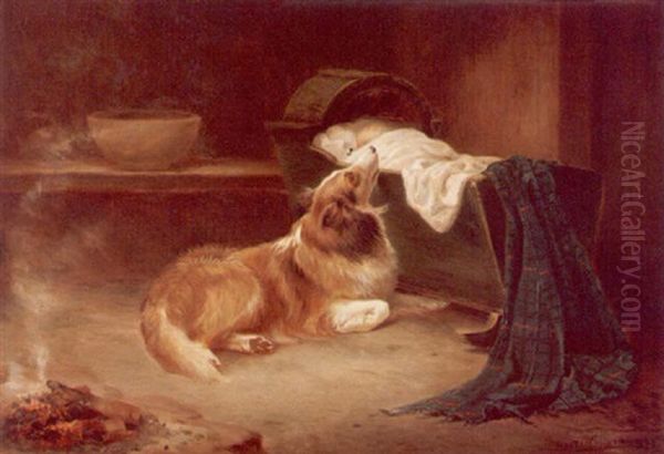 Guarding The Baby - view 1