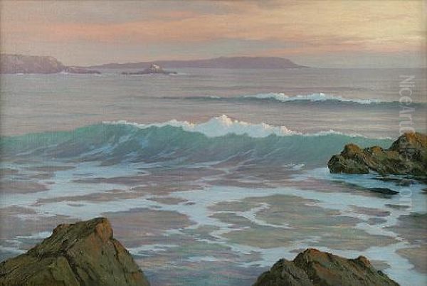 Laguna Sunset, Over The Rocks - view 1