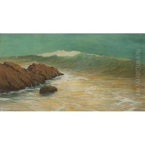 Surf At Sunset
