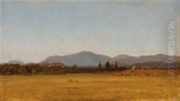 A Summer Landscape - Perhaps Hudson River Valley Or New Hampshire - view 1