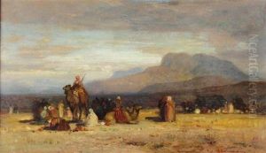 An Arab Encampment by Samuel Colman