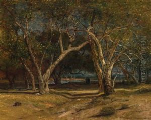 Landscape Near Santa Barbara by Samuel Colman