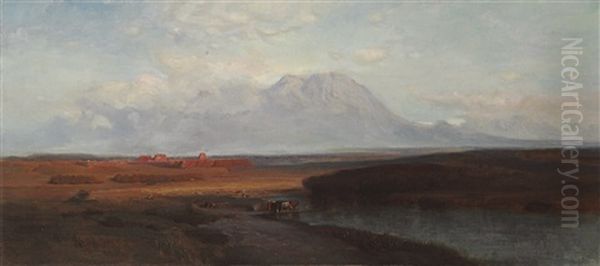 Spanish Peaks, Southern Colorado (study) - view 1
