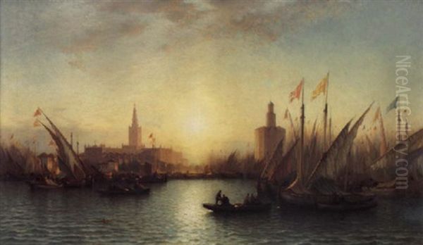 Harbor Of Seville - view 1