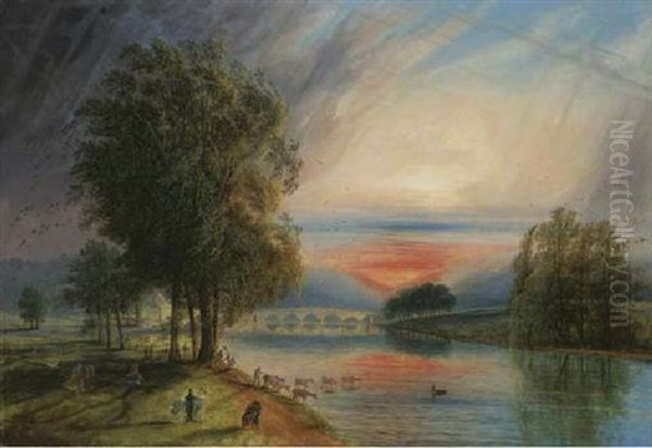 View In Hyde Park, Sunset, During A Shower - view 1