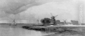A Showery Day At Zaandam, Holland