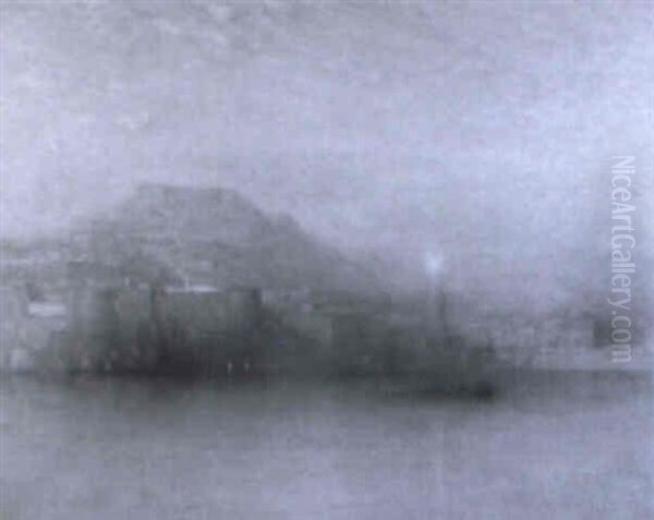 Lighthouse Off The Coast (north African Or Turkish Scene?) - view 1