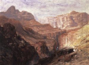 A View In The Grand Canyon by Samuel Colman