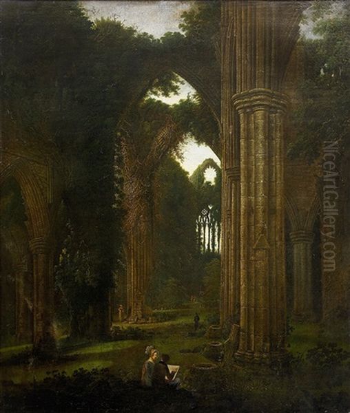 Landscape With Church Ruins - view 1