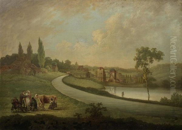 A View Of Bullpitts, Bourton And The Hindley Factory With The Longpond And Factory Pond - view 1