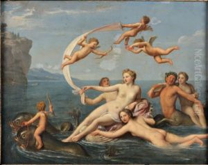 Le Triomphe D'amphitrite by Nicolas Colombel