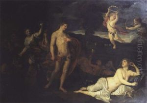 Bacchus Et Ariane by Nicolas Colombel