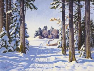 Sonniger Wintertag by Plinio Colombi