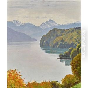Herbstlicher Thunersee Bei Spiez