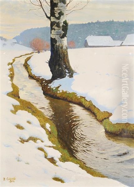 Winterlandschaft Mit Birke - view 1