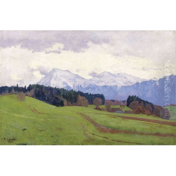 Niesen Von Kirchdorf Aus (niesen Seen From Kirchdorf) - view 1