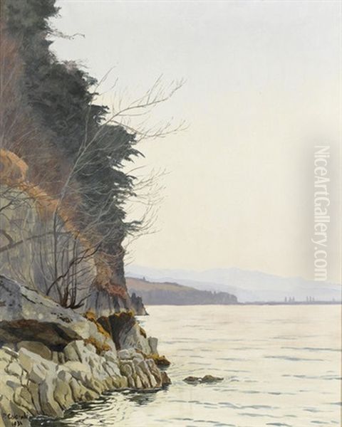 Seepartie Mit Schroffen Felsen - view 1
