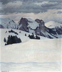 Winterlandschaft by Plinio Colombi