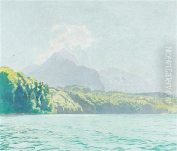 Partie Am Thunersee Mit Dem Stockhorn - view 1