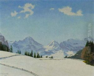 Winterliche Landschaft Im Gebirge Winterliche Landschaft Im Gebirge