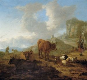 Paysage Avec Bergere by Adam de Colonia