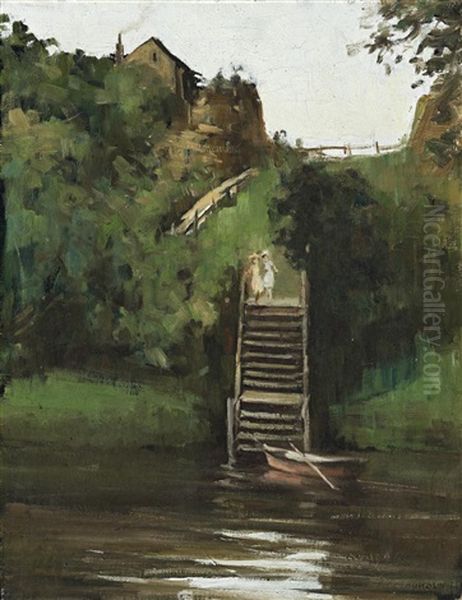 Steps At Studley Park - view 1