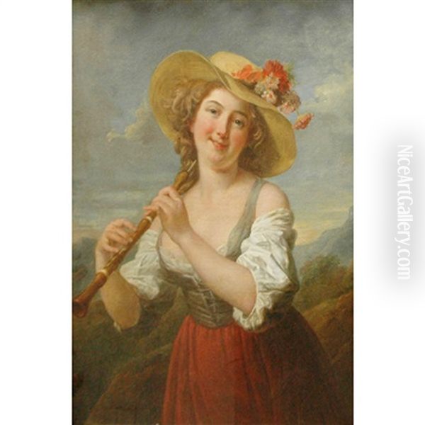 Girl With An Oboe - view 1