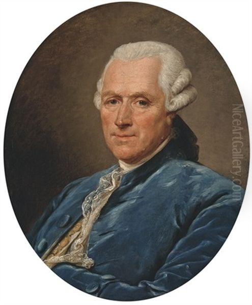 Portrait D'homme En Habit Bleu - view 1