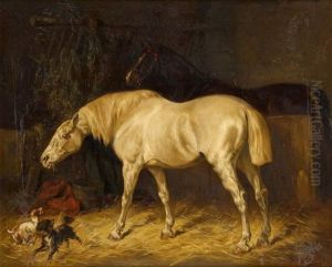 Dans L'ecurie by Gustav Colsoulle