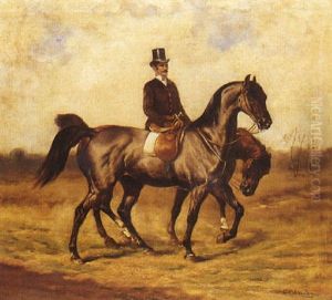 Cavalier Aux Deux Montures by Gustav Colsoulle