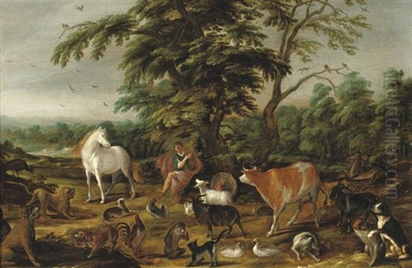 Orpheus Enchanting The Animals - view 1