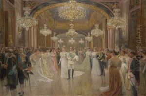 Recepcion Con Motivo De La Boda De Alfonso Xiii