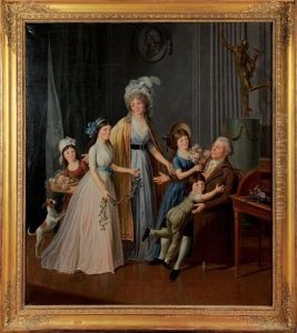 Portrait De La Famille Papillon, De Rouen