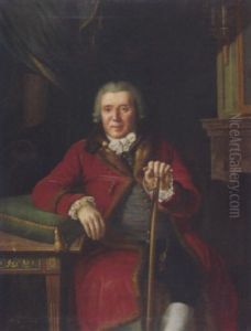 Portrat Eines Sitzenden Herrn by Joseph Combette