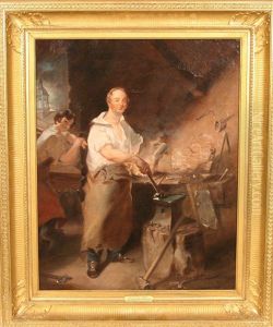 Pat Lyon At The Forge (after John Neagle) by George H. Comegys