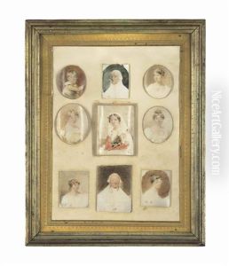 Six Ladies, Two Gentlemen, And One Child by John Comerford
